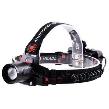Ліхтар світлодіодний налобний із зарядкою micro USB ULTRA BRITE, 2x18650, zoom BL-T85-P50 фото