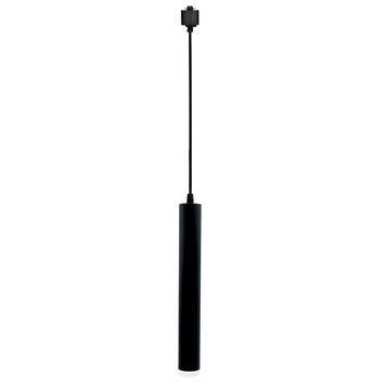 Трековий LED світильник 12W підвісний Velmax з регульованою висотою 4100K 960Lm 220V чорний IP20 V-P-TRL 25-33-74 фото
