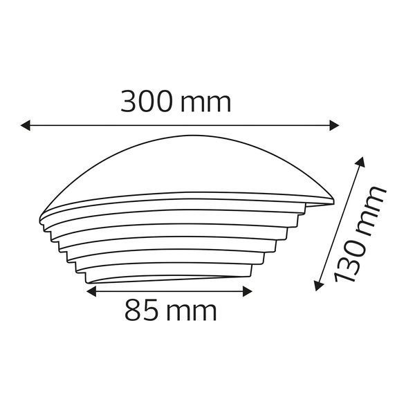Вуличний фасадний LED світильник 6W 350Lm 4200К алюмінієвий чорний корпус IP54 Horoz Electric SPARTA-1 076-085-0006-010 фото