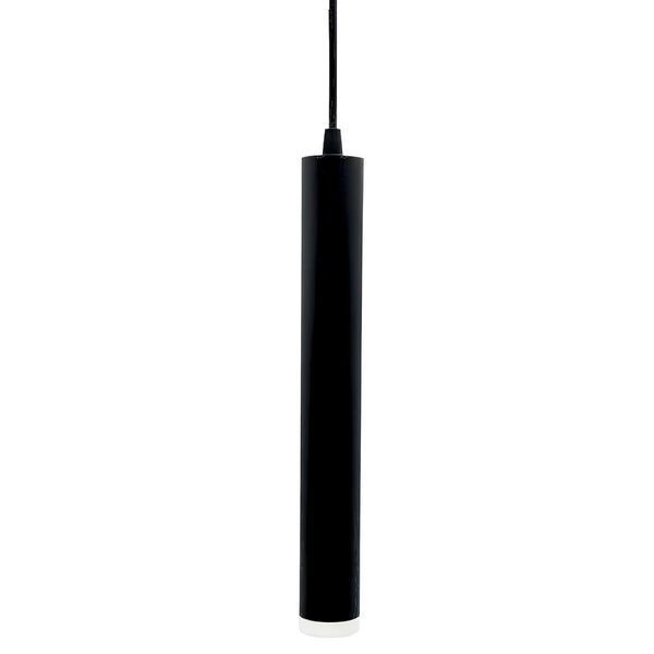 Трековый LED светильник 12W подвесной Velmax с регулируемой высотой 4100K 960Lm 220V черный IP20 V-P-TRL 25-33-74 фото