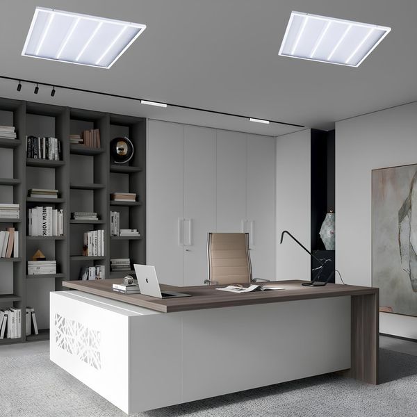 Накладна LED панель 36W SiriusStar квадратна 595х595мм 6500К прозора IP20 PL004-36W SP000019769 фото