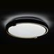 Потолочный LED светильник&nbsp;80W с пультом&nbsp;Vestum с матовым рассеивателем&nbsp;3000К-6500К влагозащищенный черный/золото IP40&nbsp;COLISEUM VS-91075 фото 3