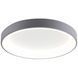 Потолочная LED люстра 80W Velmax круглой формы 3000K-6500K с пультом серая IP20 V-СL-VERONA-R 23-46-21 фото 2