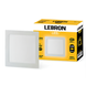 Врезной светодиодный светильник 12W Lebron квадратный 4100K белый IP20 L-PS-1241 12-10-40 фото 1