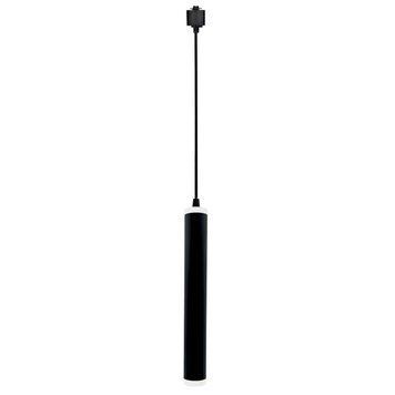 Трековий LED світильник 12W підвісний Velmax у формі циліндра 4100K 840Lm 220V чорний IP20 V-P-TRL 25-33-36 фото
