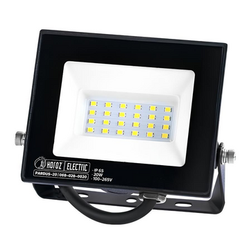 Прожектор світлодіодний 20W Horoz Electric алюмінієвий 6400K чорний IP65 "PARDUS-20" 068-028-0020-010 фото