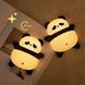 Детский силиконовый LED ночник-игрушка "Лежащая на спине панда" 2W 3000K сенсорный USB-C бело-черный VALESO A008 SP000052666 фото 4