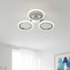 LED люстра стельова 36W з пультом і трьома акриловими кільцями 3000-6500K хромового кольору Svet SY-26255/3 CR SY-26255/3 CR фото 5