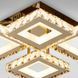 Потолочная светодиодная люстра 148W на 4 плафона LED квадрат с диммером 3000-6000К SY-201909/2+2 FG Svet SY-201909/2+2 FG DIMMER фото 5