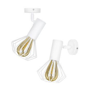 Светильник лофт MSK Electric Diadem настенно-потолочный NL 22151-1W белый 616191 фото
