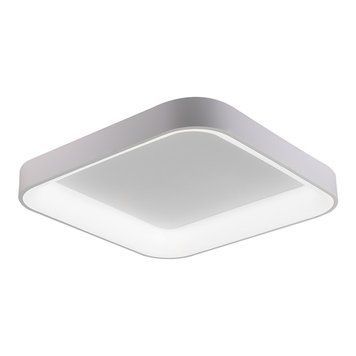 Стельова LED люстра 50W з пультом VELMAX квадратної форми 3000K-6500K біла IP20 V-СL-VERONA-S 23-46-05 фото