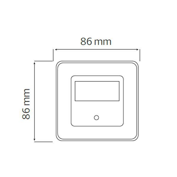 Сходовий LED світильник 1W Horoz Electric з датчиком руху 4200К чорний IP20 DIAMOND 079-026-0001-010 фото