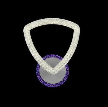 Настенный LED светильник 32W с цветной подсветкой корпус белого цвета SC-3637/1W WH+PK/BU/PL Svet SC-3637/1W WH+PK/BU/PL фото