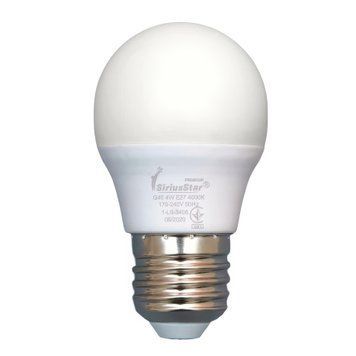 Світлодіодна лампа 4W SiriusStar 3406 G45 4000K E27 біла IP20 SP000017256 фото