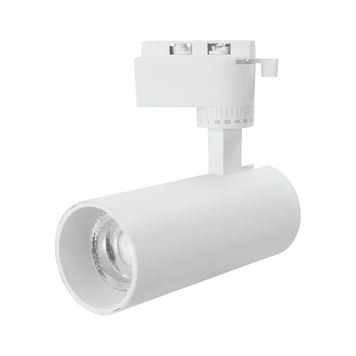 Трековий LED світильник 30W поворотний Horoz Electric металевий 3000K/4500K/6000K білий IP20 BREMEN-30 018-031-1030-010 фото