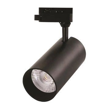 Трековий LED світильник-спот 30W VELMAX з поворотним механізмом 4100K чорний IP20 V-TRL-Т 25-31-22 фото