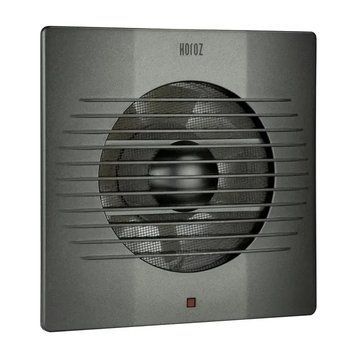 Вентилятор витяжний 12W Horoz Electric дим 10см IP20 500-010-100 фото