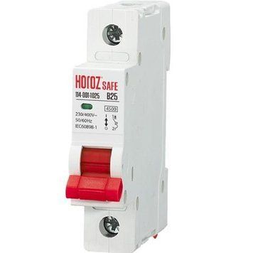 Автоматичний вимикач Horoz Electric SAFE 25 А 1P В ІР40 114-001-1025-010 фото