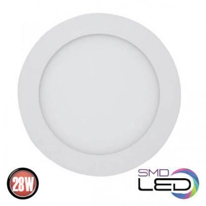 Світильник накладний 28W LED Horoz Electric CAROLINE-28 6400K білий круглий IP20 016-025-0028-011 фото