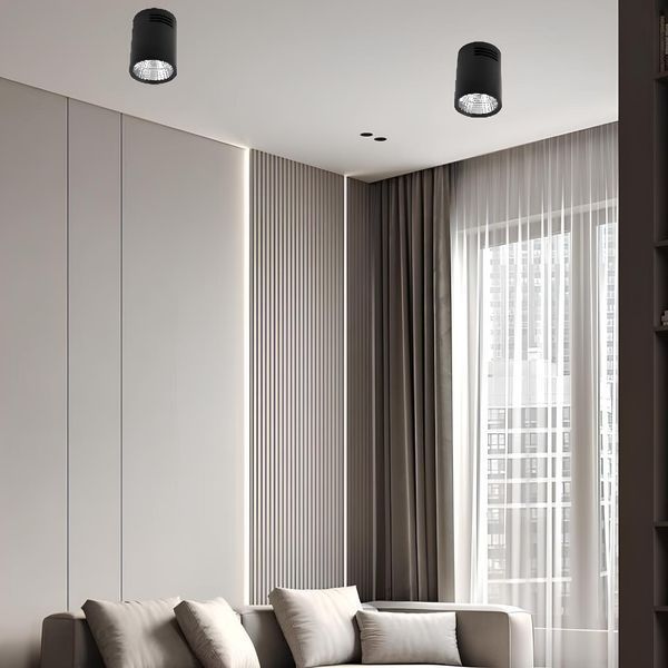 Точковий LED світильник Sirius 7W у формі циліндра чорний IP20 Ш DLD 443 SP000023040 фото