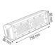Світильник підвісний 150W промисловий Horoz Electric LED ZEUGMA-150 вологозахищений 6400K IP65 063-005-0150-010 фото 2