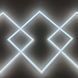 Офисный LED светильник-рамка 56W Velmax квадратный 6200K 595*595mm белый IP20 V-FRL 25-22-20 фото 2