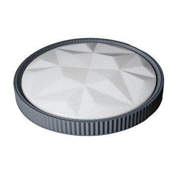 Накладной светодиодный светильник 36W Horoz Electric с рельефным плафоном из пластика 4200K белый/серый IP20 AZTEC-36 027-018-0036-03-2 фото