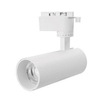 Трековий LED світильник 40W поворотний Horoz Electric металевий 3000K/4500K/6000K білий IP20 BREMEN-40 018-031-1040-010 фото