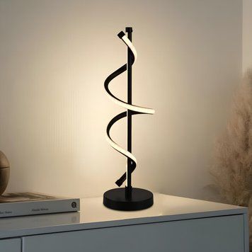 Настільна LED лампа 12W Sirius з вигнутим розсіювачем 3000К/4000К/6000К IP20 TD2014 BK 12W чорна SP000044844 фото