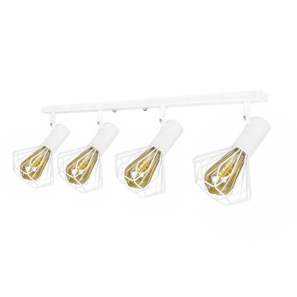Світильник лофт MSK Electric Diadem настінно-стельовий NL 22151-4W білий 616194 фото