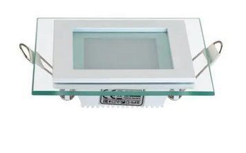 Світлодіодний вбудований 6W квадратний світильник скло 4200K Maria-6 Horoz Electric HL684LG 016-015-0006-030 фото