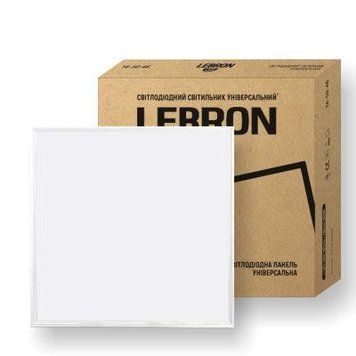 Офісний LED світильник 40W Lebron універсального монтажу 595x595mm 4000K білий IP20 L-LPU 16-50-40 фото