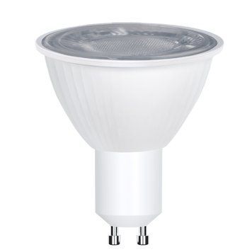 Світлодіодна лампа 6W VELMAX з лінзою GU10 MR16 4100K 600Lm біла IP20 EMC V-MR16-L 21-14-68 фото