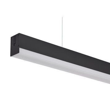 Лінійний LED світильник 40W підвісний Horoz Electric 120см 3000/4200/6400К чорний IP20 FORTUNE5-40 3CCT 019-051-1040-020 фото