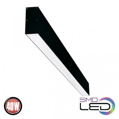 Линейный светильник 40W подвесной LED Horoz Electric INNOVА5-40 черн 118.5см 4000K IP20 019-034-0040-020 фото