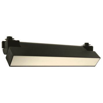 Трековий LED світильник 15W Velmax лінійний з алюмінію 4100K чорний IP20 V-TRL-LMA 25-31-38 фото