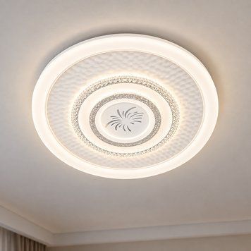 Світлодіодний світильник 60W VALESO стельовий з декоративними колами 3000&ndash;6500K білий з чорним SU-SL-53 SP000051993 фото