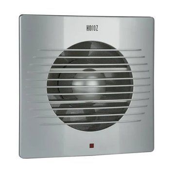 Вентилятор витяжний 15W Horoz Electric срібний 12см IP20 500-040-120 фото