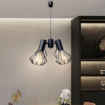Люстра подвесная MSK Electric Diadem на четыре плафона Е27 NL 22153-4 BK 618225 фото