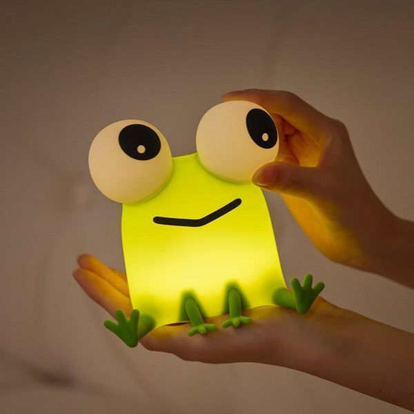Детский силиконовый LED ночник "Лягушонок" 2W 3000K аккумуляторный с сенсорным управлением VALESO A061 SP000052656 фото