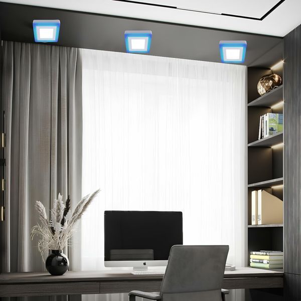 Точечный LED светильник Sirius 6W квадратной формы белый IP20 Ш KLD 105 E 3W+3W SP000028853 фото