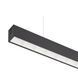 Лінійний LED світильник 40W підвісний Horoz Electric 120см 3000/4200/6400К чорний IP20 DESTINY 3CCT 019-067-1040-020 фото 1