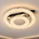 Потолочная LED люстра 140W VALESO с двумя хрустальными кольцами с пультом 3000&ndash;6500K хром 33047/300+500 SP000049458 фото 1