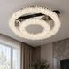 Потолочная LED люстра 140W VALESO с двумя хрустальными кольцами с пультом 3000&ndash;6500K хром 33047/300+500 SP000049458 фото 3