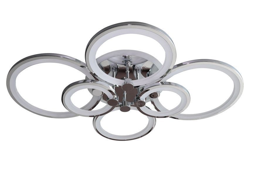 Потолочная LED люстра 188+24W с RGB подсветкой корпуса и пультом 3000-6000К SY-5332/2+2+2 CR+RGB DIMMER Svet SY-5332/2+2+2 CR+RGB фото