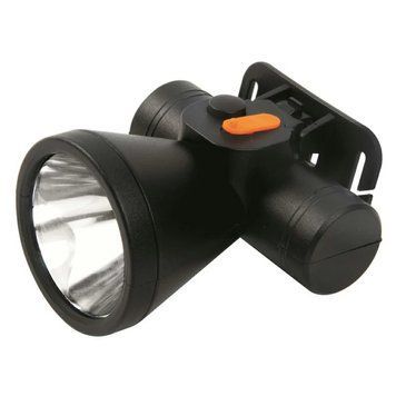 Налобний LED ліхтар 1W Lebron на акумуляторі 800mAh з ABS-пластика чорний IP20 L-HL-608 15-16-08 фото
