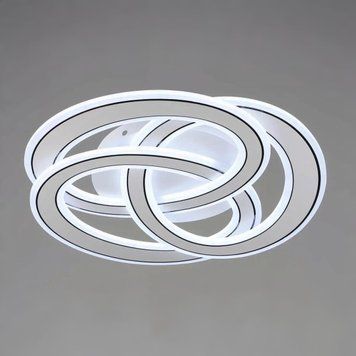 Стельова LED люстра 99W Sirius з овальними плафонами 3000K/6500K біла/чорна IP20 B YH1326/198W WT+BK SP000045214 фото