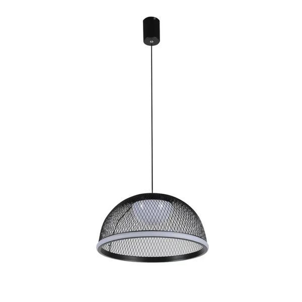 Подвесная LED люстра 72W с пультом Valeso с металлическим плафоном 3000-6500К черная IP20 G 2567/400 BK 72W SP000045483 фото