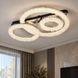 Стельова LED люстра 224W VALESO з трьома кришталевими кільцями з пультом 3000&ndash;6500K хром 33047/800*600 SP000049459 фото 3