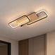LED люстра стельова з пультом ДК 72W два прямокутних контури 3000-6500K каркас чорний метал/дерево Svet SY-33046/1+1 MB+YMW SY-33046/1+1 MB+YMW фото 5